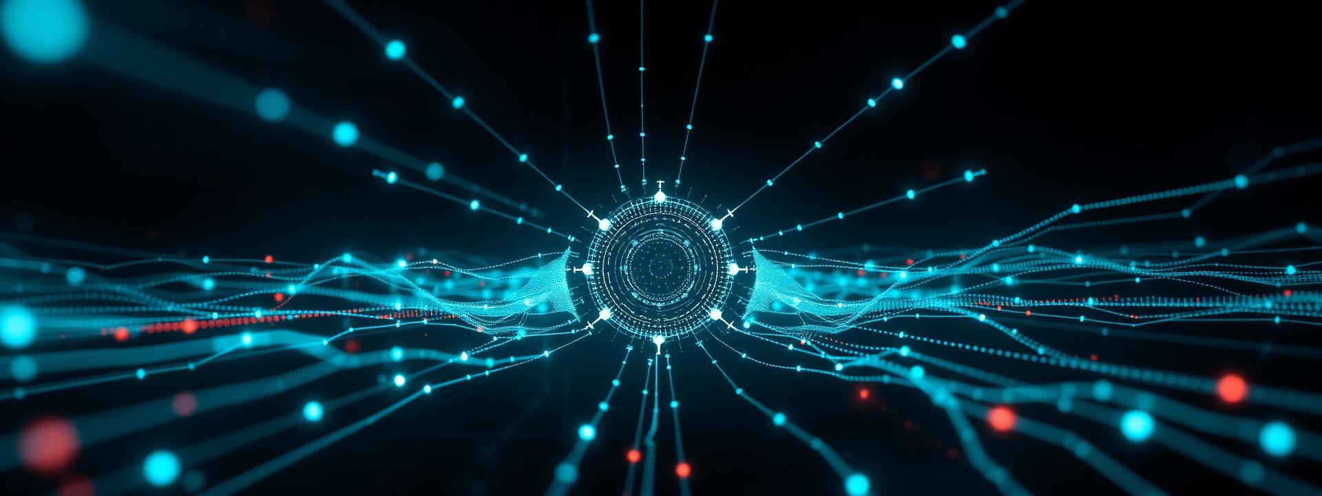 Eleven detection signals converging
